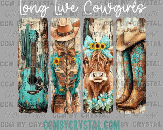 Long Live Cowgirls Western Ready to Press Transfer DTF Transfer