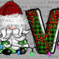 Christmas Love Gnome Ready to Press Transfer DTF Transfer