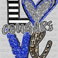 Love Cougars Mascot Ready To Press Transfer