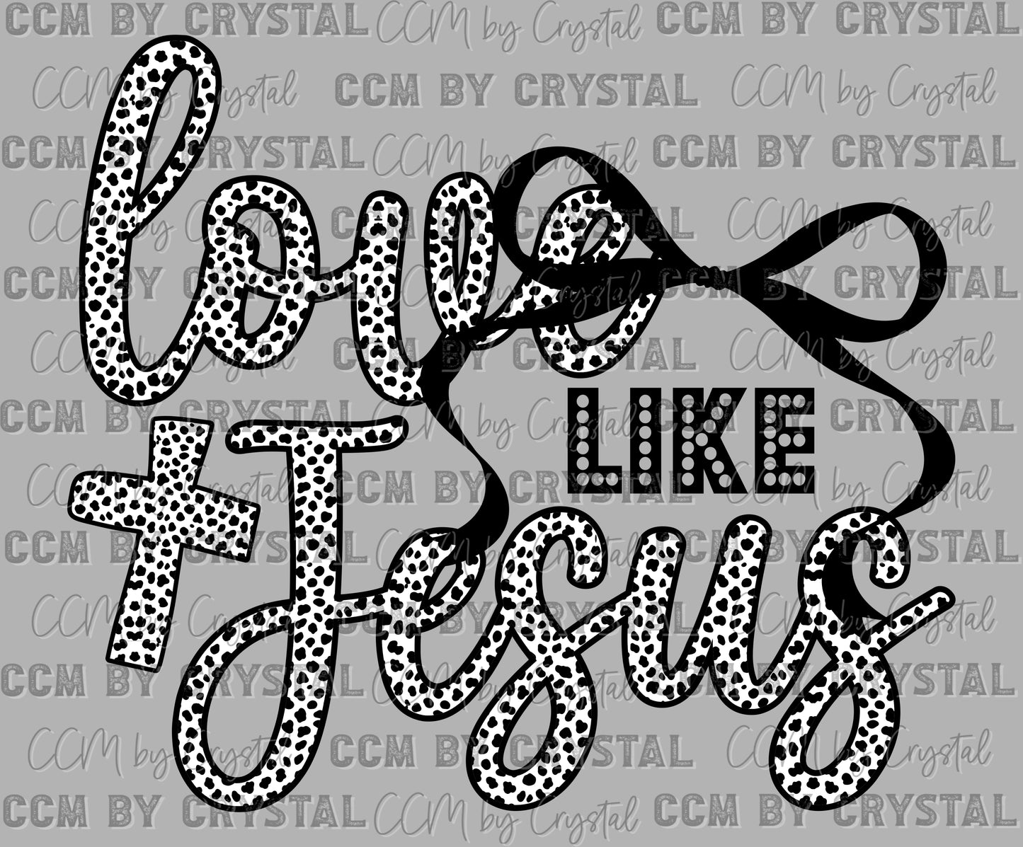 Love Like Jesus Faith Religious Valentines Day Ready to Press Instant Peel DTF Transfers Sublimation Transfers