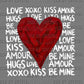 Love Xoxo Valentines Day Ready to Press Instant Peel DTF Transfers
