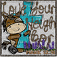 Love Your Neighbor Horse Faith Christian Ready to Press Transfer DTF Transfer Sublimation Transfer