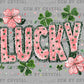 Lucky St. Patrick's Day Ready to Press Instant Peel DTF Transfers Sublimation Transfers