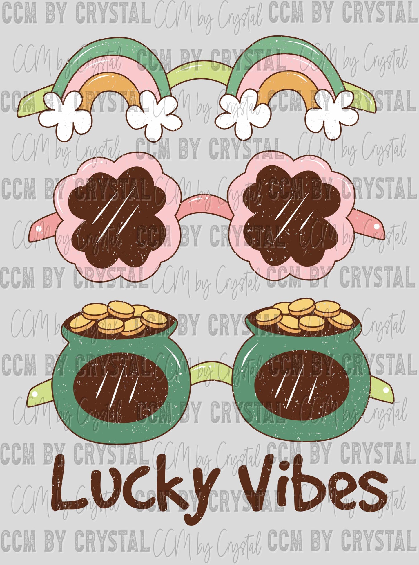 St. Patrick's Day Lucky Vibes Ready to Press Transfer