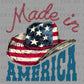 Made in America Clean Fourth of July 4th Patriotic Ready to Press Transfer DTF Transfer Sublimation Transfer