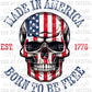 Made in America Born to be Free Fourth of July Ready to Press Transfer