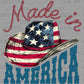 Made in America Distressed Fourth of July 4th Patriotic Ready to Press Transfer DTF Transfer Sublimation Transfer