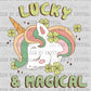 St. Patrick's Day Unicorn Ready to Press Transfer