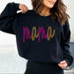 Mama 11" 2-Color Ready to Press Spangle Transfer Bling Transfer Sparkle Transfer