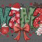 Mama Christmas Ready to Press Transfer Instant Peel DTF Transfer Sublimation Transfer