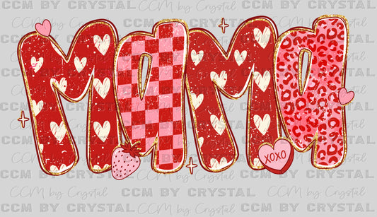 Mama Valentines Day Ready to Press DTF Transfers Sublimation Transfers