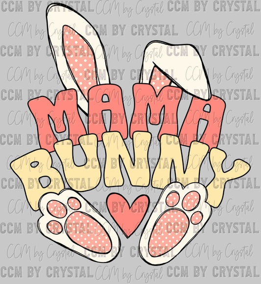Easter Mama Bunny Ready to Press Transfer