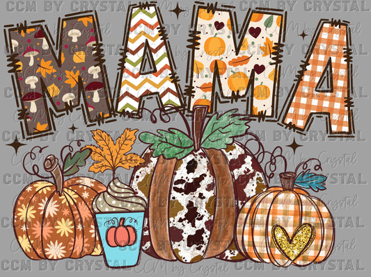 Fall Mama Ready to Press Transfer DTF Transfer Sublimation Transfer