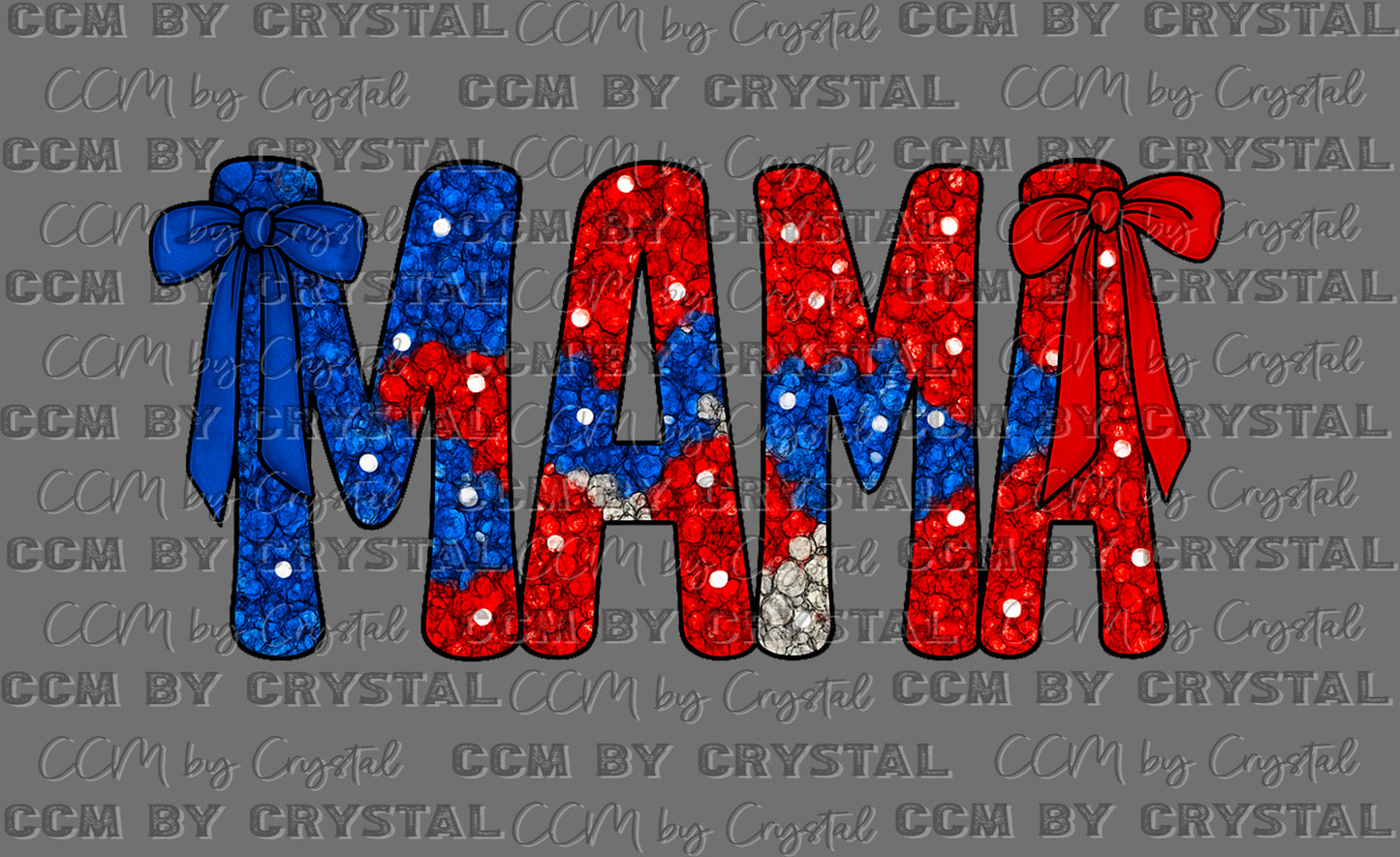 Mama USA Patriotic 4th of July Ready to Press Instant Peel DTF Transfers Sublimation Transfers