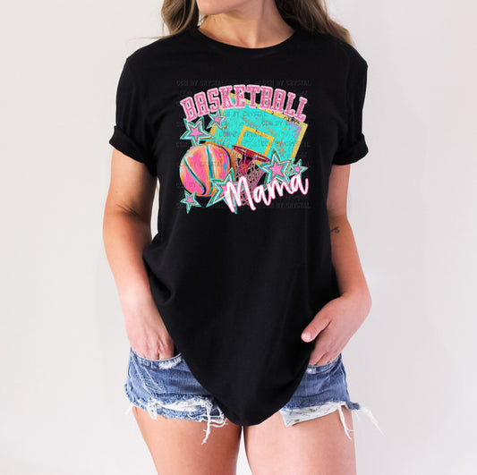 Basketball Mama Ready to Press Transfer Instant Peel DTF Transfer Sublimation Transfer