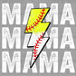 Baseball Softball Mama Stacked Ready to Press Transfer DTF Transfer