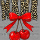 Mama Leopard Cherrys Ready to Press Transfer DTF Transfer Sublimation Transfer