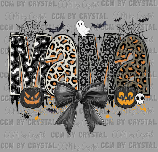Mama Halloween Ready to Press Transfer DTF Transfer Sublimation Transfer
