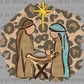 Manger Jesus Christmas Ready to Press Transfer DTF Transfer Sublimation Transfer
