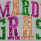 Mardi Gras Ready to Press Transfer DTF Transfer Sublimation Transfer