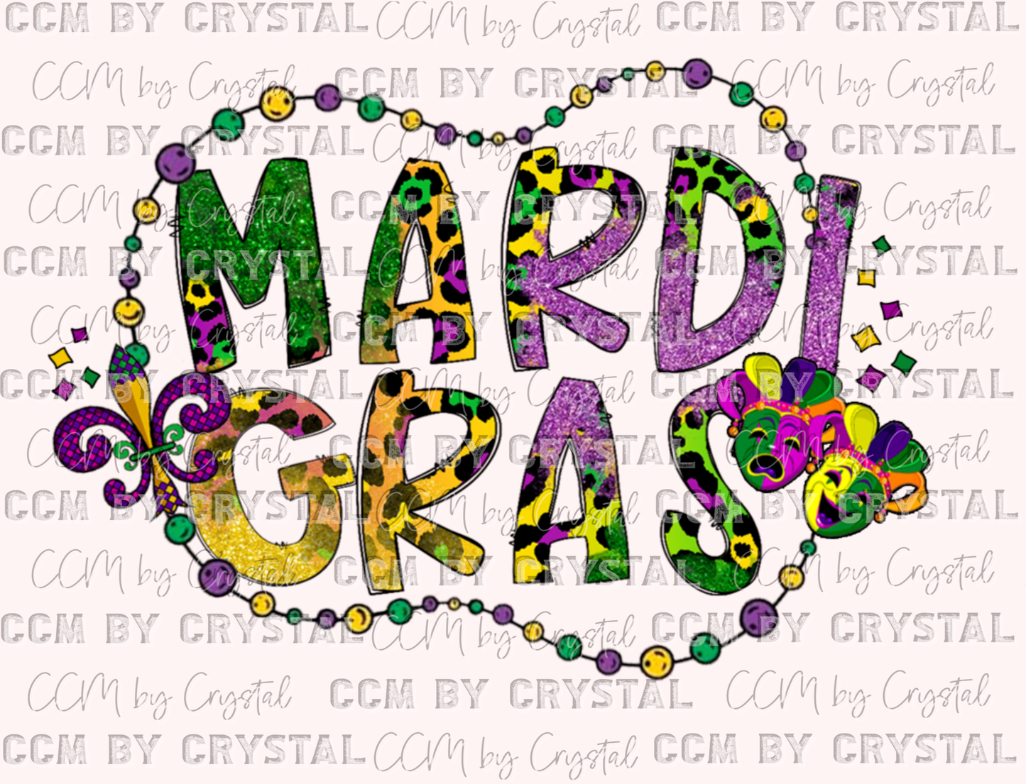 Mardi Gras Ready to Press Transfer