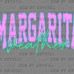 Margarita Weather Ready to Press Instant Peel DTF Transfers Sublimation Transfers