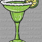Margarita Fiesta Cinco de Mayo Pocket Ready to Press Transfer DTF Transfer Sublimation Transfer