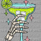 Margarita Fiesta Cinco de Mayo Pocket Ready to Press Transfer DTF Transfer Sublimation Transfer