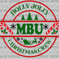 Holly Jolly Christmas Crew Mother Baby Unit MBU Ready to Press Transfer DTF Transfer Sublimation Transfer