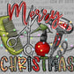 Merry Christmas Hair Stylist Ready to Press Transfer DTF Transfer Sublimation Transfer