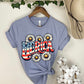 Merica Flag Daisys USA Ready to Press Transfer
