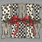 Merry Christmas Black White Ready to Press DTF Transfers Sublimation Transfers