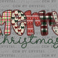 Merry Christmas Ready to Press Transfer Instant Peel DTF Transfer Sublimation Transfer
