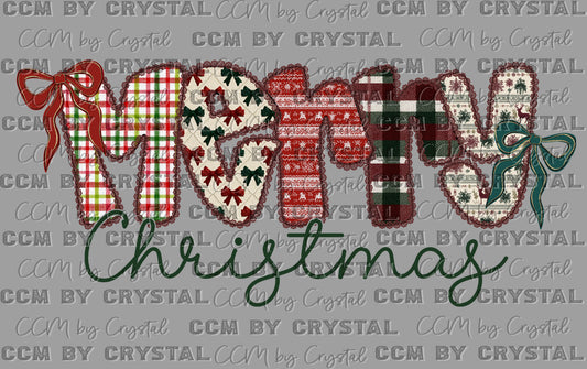 Merry Christmas Ready to Press Transfer Instant Peel DTF Transfer Sublimation Transfer