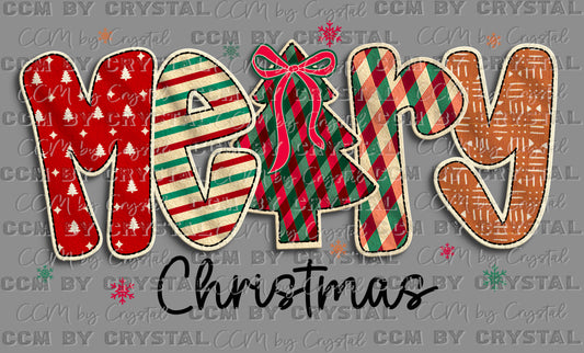 Merry Christmas Ready to Press Transfer DTF Transfer Sublimation Transfer
