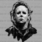 Horror Jumpsuit Mask Halloween Ready to Press DTF Transfers
