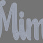 Mimi 11" 1-Color Ready to Press Spangle Transfer Bling Transfer Sparkle Transfer
