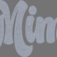 Mimi 11" 1-Color Ready to Press Spangle Transfer Bling Transfer Sparkle Transfer