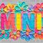 Mini faux fake Texture Floral DTF Transfer Sublimation Transfer