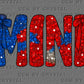 Mini USA Patriotic 4th of July Ready to Press Instant Peel DTF Transfers Sublimation Transfers