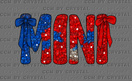 Mini USA Patriotic 4th of July Ready to Press Instant Peel DTF Transfers Sublimation Transfers