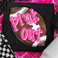 Pink Out Football Ready to Press Transfer DTF Transfer Sublimation Transfer