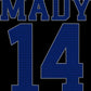 Custom Personalized Name and Number  2- Color Spangle Transfer