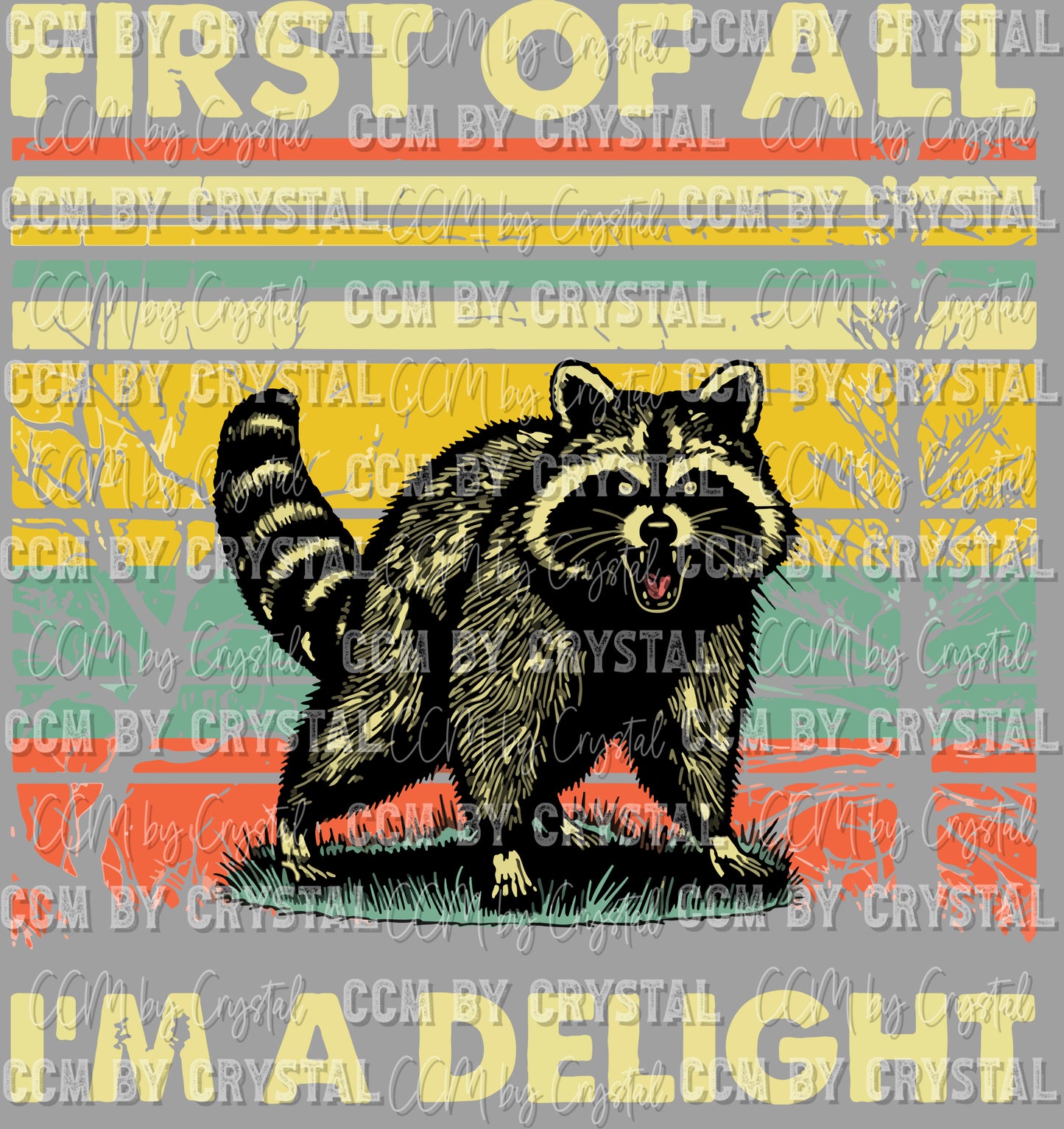First of All I'm A Delight Ready to Press Transfer