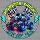Monster Trucks Are My Jam Ready to Press Instant Peel DTF Transfers Sublimation Transfers