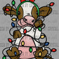 Mooey Christmas Ready to Press Transfer DTF Transfer Sublimation Transfer