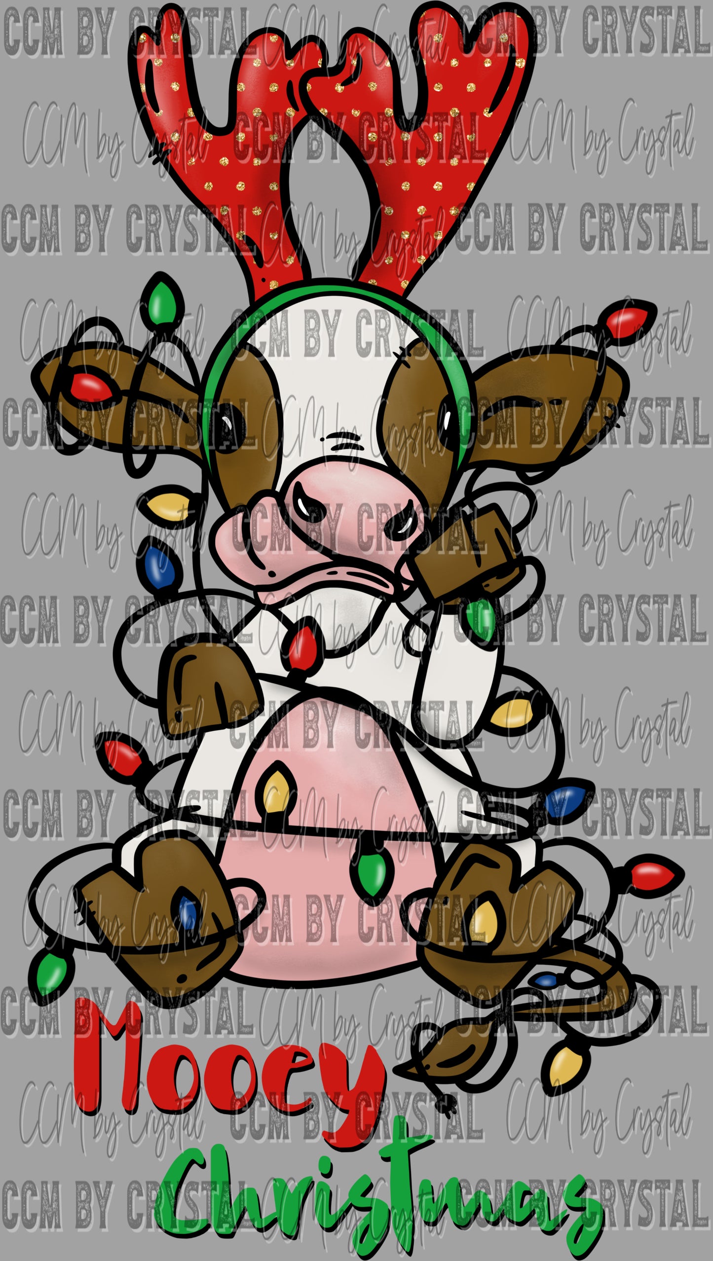 Mooey Christmas Ready to Press Transfer DTF Transfer Sublimation Transfer