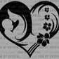 Mother baby Heart Ready to Press Transfer DTF Transfer Sublimation Transfer