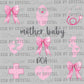 Mother Baby PCA Ready to Press Transfer DTF Transfer Sublimation Transfer