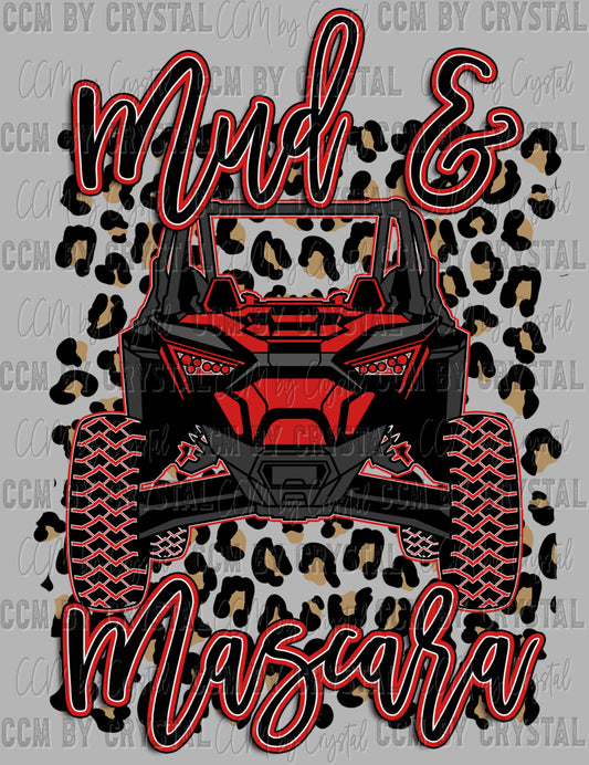 Mud and Mascara ATV Ready to Press Transfer DTF Transfer Sublimation Transfer